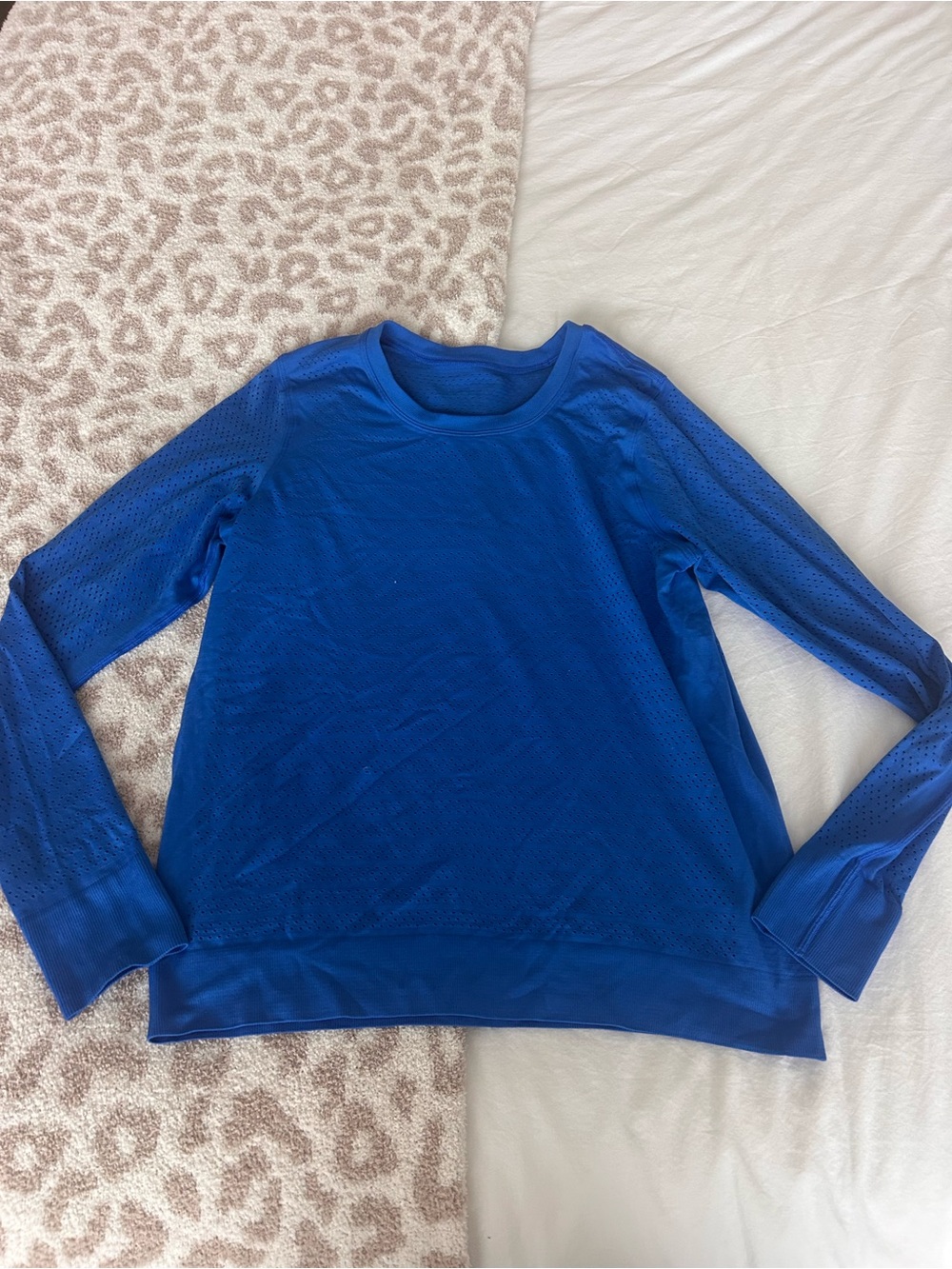 Royal Blue Long Sleeve Lululemon Top